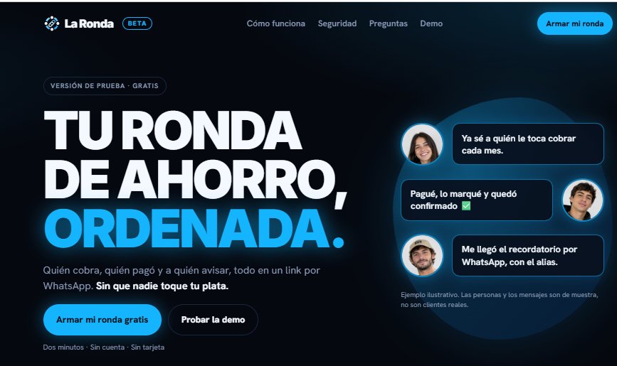 Portada de laronda.site